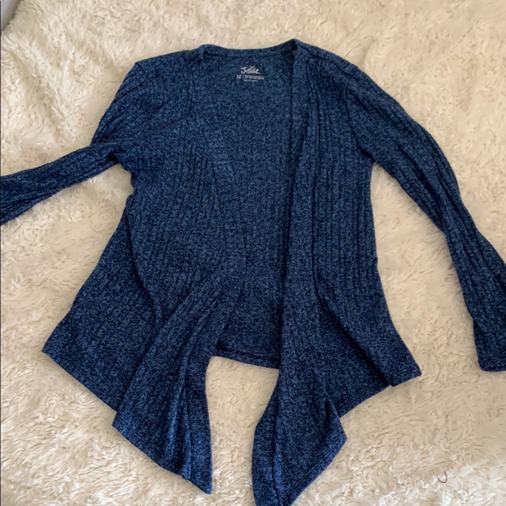 Justice Blue Sweater Cardigan